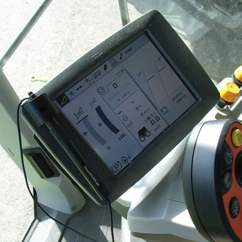 Touchstift in Landmaschine