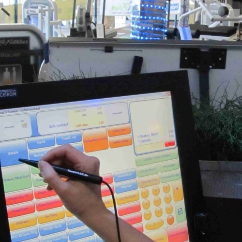 Touchbildschirm mit Touchstift