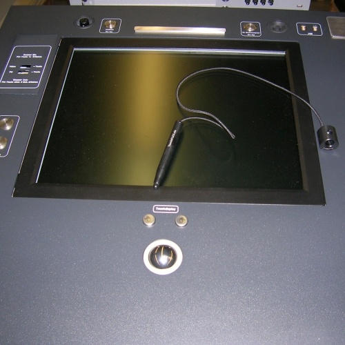Touchstift an Praesentationspult